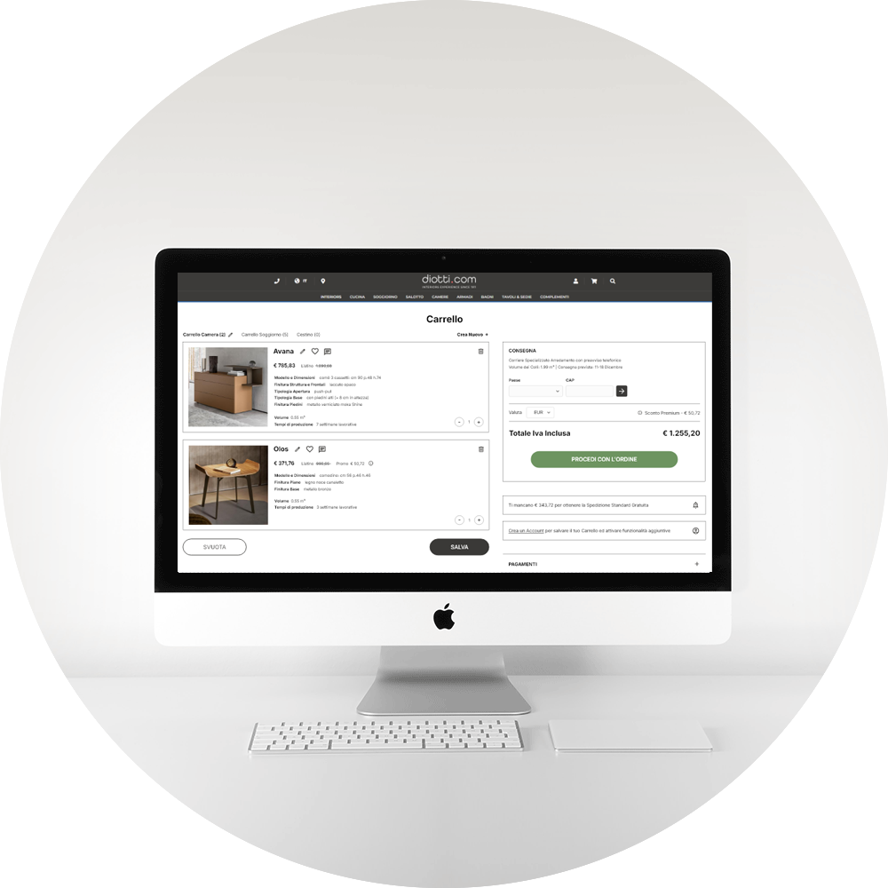 Configuratore per arredare la casa